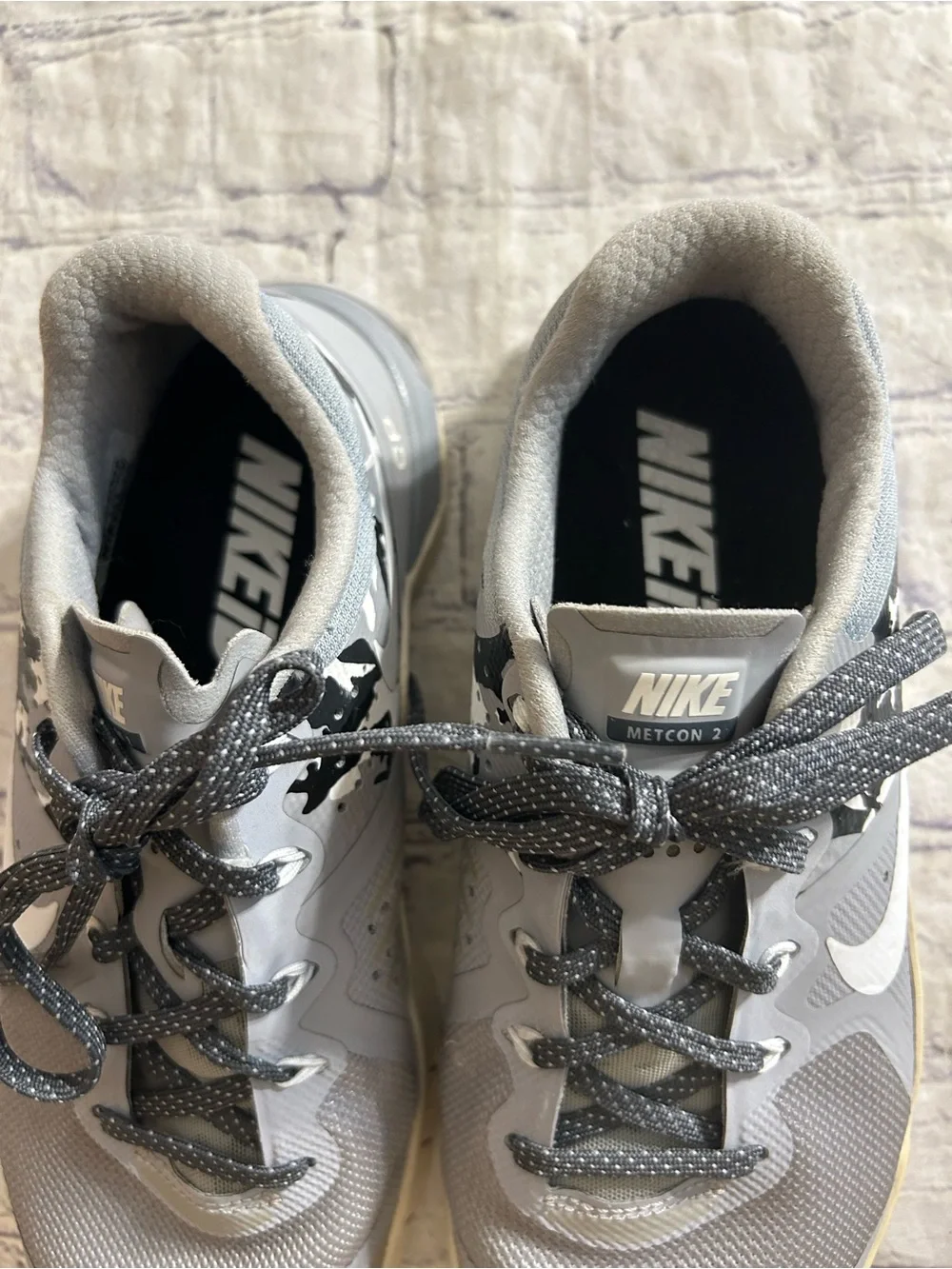 NIKE METCON CAMO PATTERN MID FOOT DSX FLY KNIT 2 TRAINING SHOES WOMEN’S 7.5